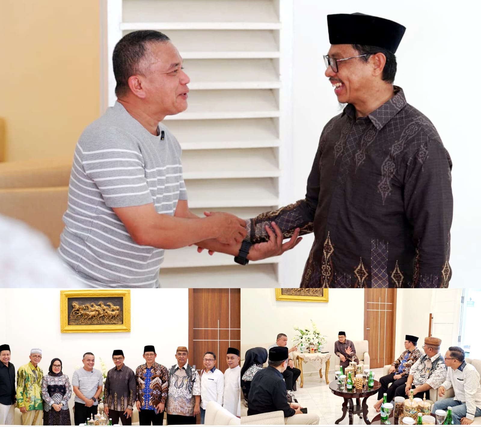 Wali Kota PAlu Terima Kunjungan Imam Besar New York, Shamsi Ali