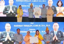 Pisah Sambut Kakanwil Kemenkum Sulteng di Palu: Rakhmat Renaldy Mutasi ke Kalsel, Hendrik Pagiling Siap Lanjutkan Sinergi