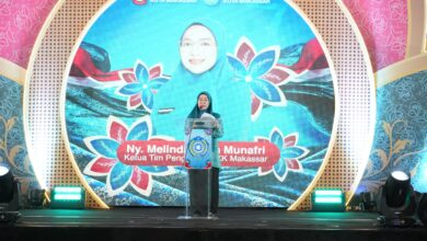 Melinda Aksa Buka Pameran UMKM dan Jambore HKG PKK Makassar, Dorong Kader Lebih Berdaya dan Kreatif