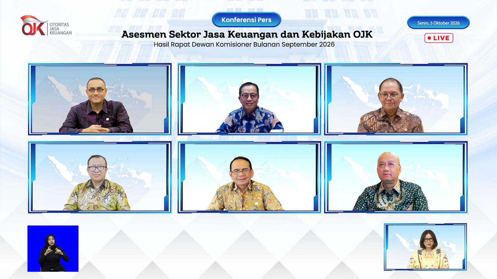 OJK Sektor Jasa Keuangan Tetap Stabil, Kredit Perbankan Tumbuh 13,65 Persen