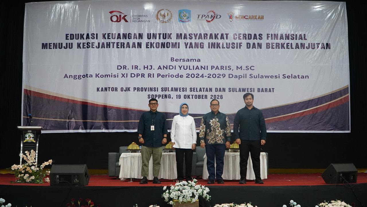 OJK Sulselbar Ungkap Literasi Keuangan Sulsel 61,03 Persen, Edukasi Warga Soppeng