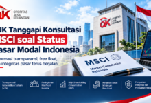 OJK Tanggapi Konsultasi MSCI soal Status Pasar Modal Indonesia, Reformasi Terus Berjalan